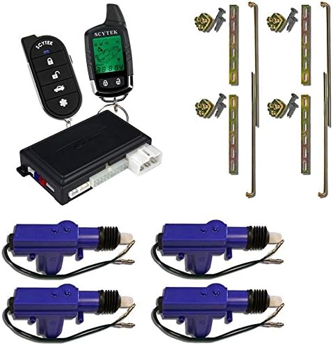 A777 Complete Security System, Keyless Entry &amp; Remote Start through Data Bus on Most New Cars (4) Heavy Duty Universal 12 Volt 360 Degree Power Motor Door Lock Actuator