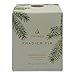 Thymes Frasier Fir Poured Candle Molded Green Glass