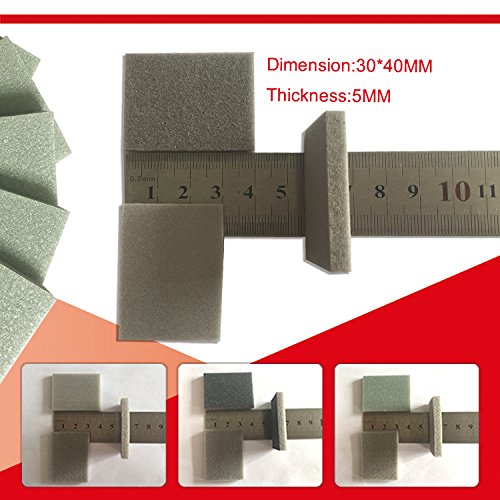 Sanding Sponge Abrasive Disc Sandpaper 30 x 40MM Wet & Dry 300 to 1500 Grit (Pack of 40)