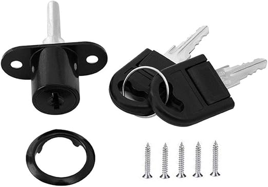 JACKBAGGIO Nuevo Cerradura Del Cajón Del Escritorio,Cerradura Del