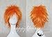 NEW Kurosaki Ichigo Bleach Orange Anime Short Cosplay Wig + Free Wig Cap
