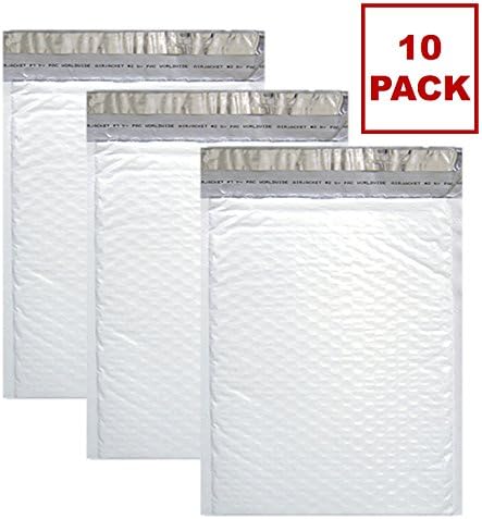 Sales4Less #0 Poly Bubble Mailers 6X10 Inches Padded Envelope Mailer Waterproof Pack of 10