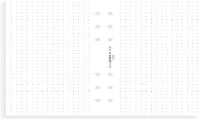 Filofax Personal Dotted Paper Refill 30 Sheets 80gsm 95x171mm