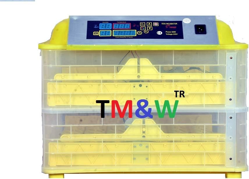 Indu 20 -112 Birds Aluminium Tray Automatic Incubator Automatically Turn The Eggs Chickens Ducks, Standard, Multicolour