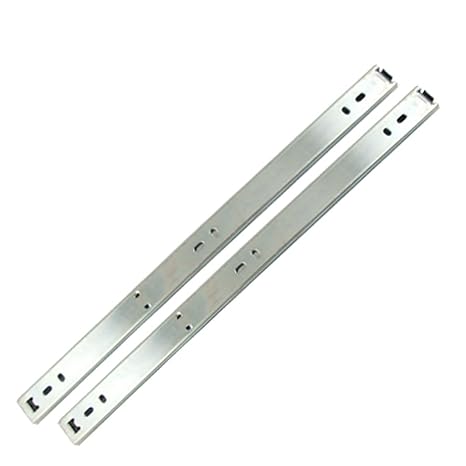 Uxcell Drawer Cabinet 15 2 Fold Metal Ball Bearing Slide Pair