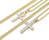 Egyptian Iced Out Ankh, Cross Pendant 20