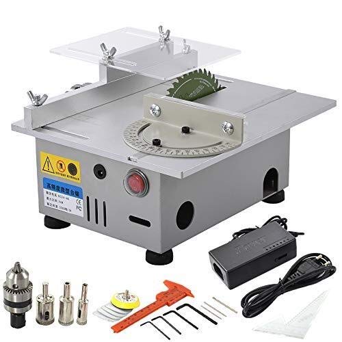 JINKEBIN abrasiv. Mini Tischkreissäge Handgefertigte Holzbearbeitung DIY Modell elektrische Polier-Schneidewerkzeug…