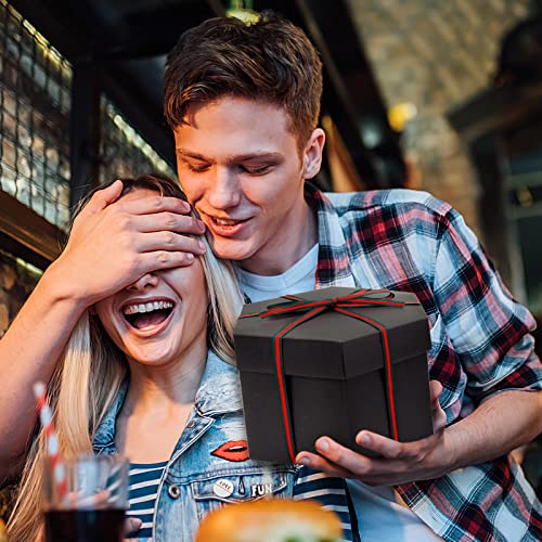 Koogel Explosion Gift Box, Surprise Exploding Love Box DIY Photo Album Box for Scrapbook Valentine\'s Day Wedding Anniversary Birthday Gift