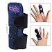 Trigger Finger Splint Brace, Adjustable Fixing Belt with Built-in Aluminium Bar Support for Fingr Straightening Tendon Release & Pain Relief, One Size Fits All Fingers