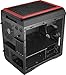AeroCool MicroATX and Mini-ITX Dead Silence Series Case with Top Removable Dust Filter DS-Cube Red