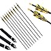 PG1ARCHERY 31-Inch Carbon Arrows Target Practice Hunting Arrow with 4