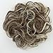 CAISHA Messy Scrunchie Bun Voluminous Wavy Hairpiece Heat-resistant Synthetic Fibres Light Brown Light Blonde Mix G38A
