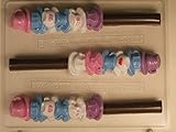 Stacked Teacups & Saucers Pretzel Rod AO217 All Occasion Chocolate Candy Mold