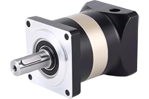 TOSEASTARS Planetary Gearbox Speed Reducer Gear Head Ratio 20:1 Backlash <= 7 arc-min for 19mm Input Shaft 750w 80mm Servo Motor, Planetary Reducers 3500RPM Gear Box for Reducer CNC Lathe Machine