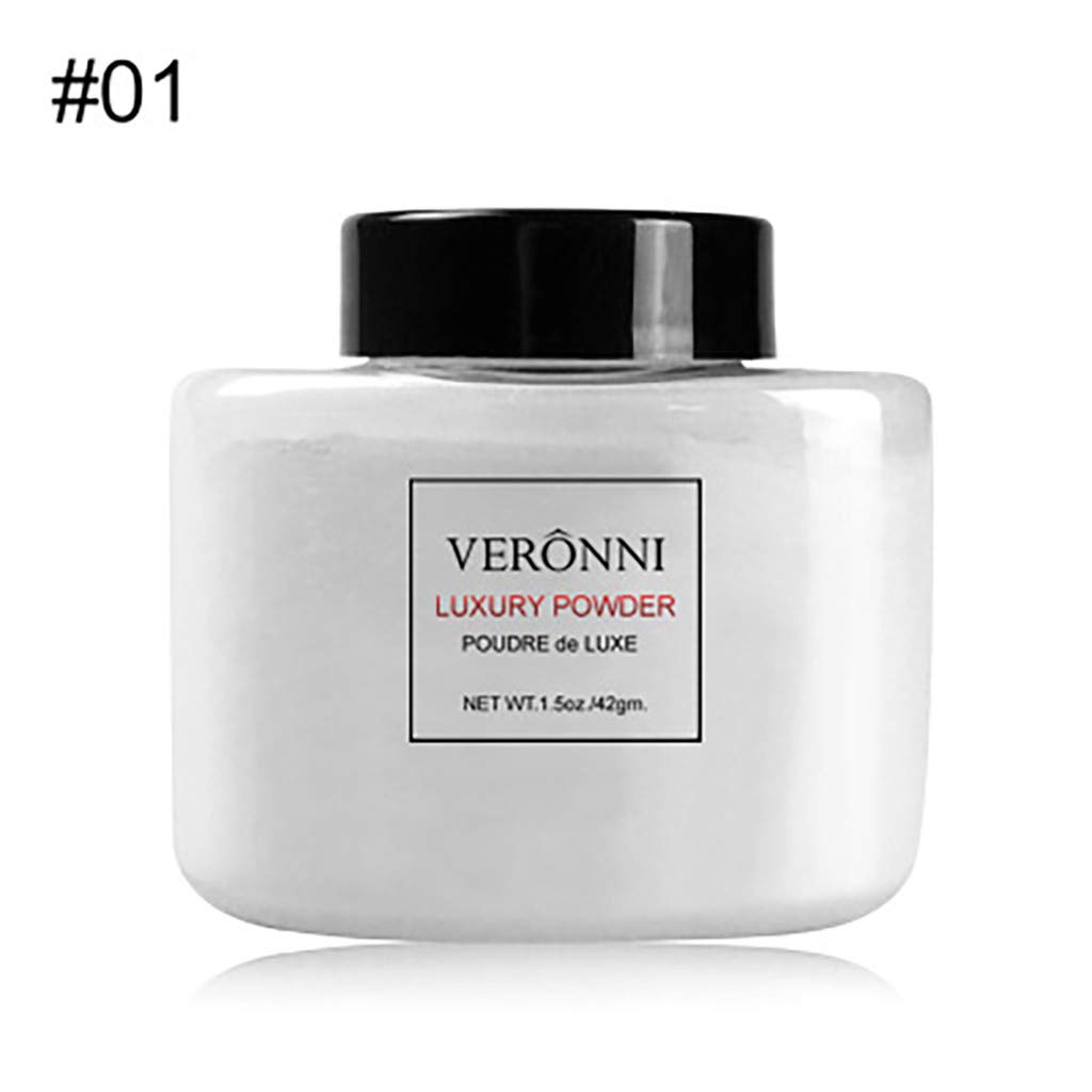 YYHULI Poudre Libre Poudre Libre Matifiante Fixante Pores Invisibles LâChe Poudre Longue DuréE ContrôLe Continu De L\'Huile Poudre MinéRale Maquillage Visage Fondation