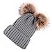 Baby Winter Warm Hat, Baby Newborn Knit Hat Infant Toddler Kid Crochet Hat Beanie Cap Grey