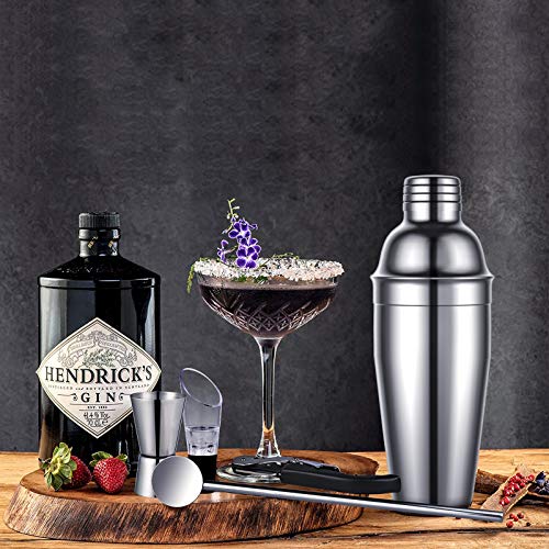 GOLDGE Cocktail Set Cocktail Shaker 18 Teiliges Cocktail Mixer Geschenk Set Bar Zubehör 750ML Cocktailshaker mit… – Bild 3