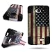 LG Tribute / Transpyre / Optimus F60 Case with Unique Design (American Flag) CoverON® Protective Kickstand Hybrid Phone Cover Case for LG Tribute / Transpyre / Optimus F60
