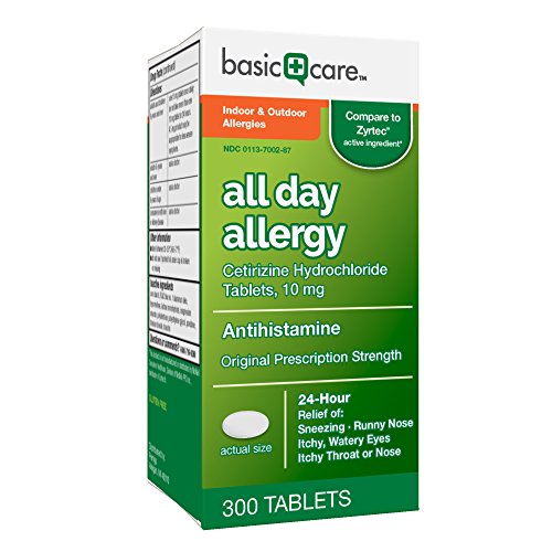 2 Basic+Care+Allergy+Cetirizine+Tablets