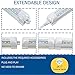 4FT LED Shop Light Tube Fixture, T8, 30W 3000lm 6500K, Integrated Led Tubes, Double Side V Shape, Tube Light, No Ballast, Super Bright White, Bulbs for Garage, Warehouse, Plug and Play (Pack of 4)