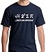 Raw T-Shirt's I Ate Some Pie And It Was Delicious - Funny Nerdy Math Men's T-Shirt