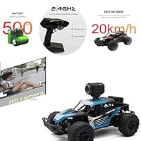 Tawcal RC Racing Cars - Terrain RC Cars -Electric Remote Control Off Road Monster Truck - 2.4Ghz High Speed Radio Remote Control Car Wheel Drive Buggy Rock Crawler 1/16 RC Car w/WiFi FPV 2.0MP Camera