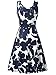 FENSACE Women's A Line Sleeveless Flare Dresses for Women,18034-2,Small