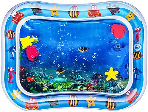 Neteast Inflatable Water Play Mats for Infants and Toddlers Kids Tummy Time, Sensory Center Water Playmats Toys for Baby Boys and Girls