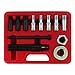 OEMTOOLS 27144 Harmonic Balancer Installer Tool, Mechanic Tools, Color-Coded Adjustable Sleeves, 9 Count Thread Adapter Kit, Sturdy Plastic Case