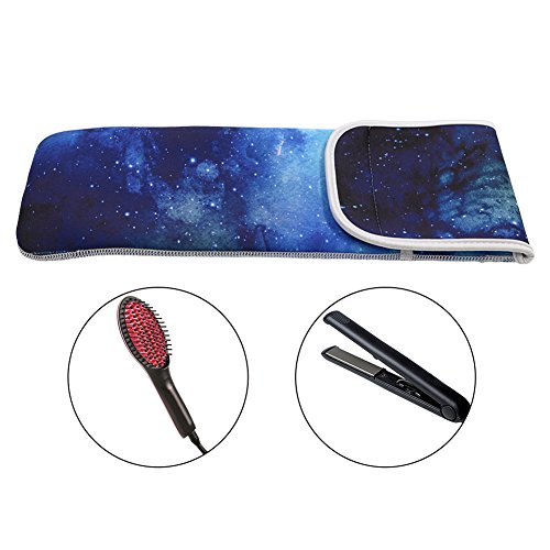 Buy GPDSTAR Heat Resistant Flat Iron Case Heat Sheild Curling Iron Hair