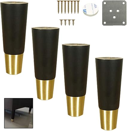 Patas de Muebles,Patas de Mesa de Madera,Patas de Sofá de Madera de