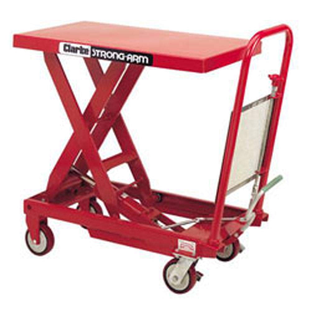 CLARKE HYDRAULIC TABLE LIFT 300Kg Foot Operated Amazon.co.uk Business, Industry & Science