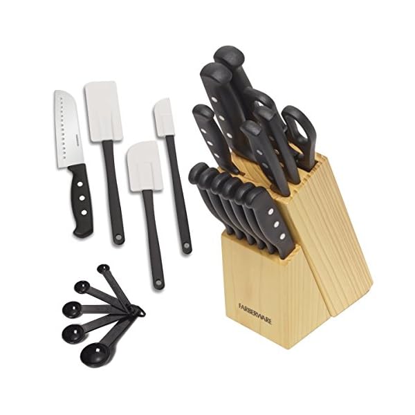 Farberware 22Piece Never Needs Sharpening Triple Rivet HighCarbon