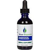 Blue Organix Receding Gums Support Dragon's Blood 2 Oz Liquid Sangre de Grado, 100% Raw Croton Lechleri, Sangre de Drago, 1 Bottle