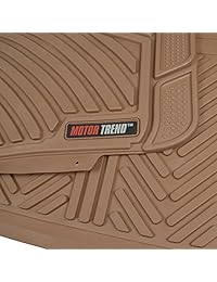 Tapetes de goma FlexTough de 3 hileras, Beige