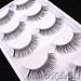okdeals New 5 Pair Thick Crisscross Long False Eyelashes Fake Eye Lashes Voluminous Makeup