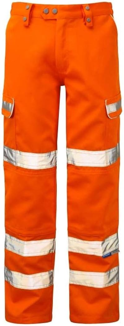 Pulsar Pulsarail Combat Trousers 36 W Regular Hi-Vis Orange EN471
