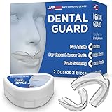 Dental Mouth Guard - Custom Moldable Night Guard - Pack of 2 Big and Small - Bite Splints for Sleeping (J1)