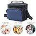 Lunch Box Bag Insulated Lunch Bag Set+7 Pack 3 Compartment Meal Prep Containers