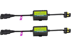 AnyCar Led Headlight Decoder 9005 9006 9012 Canbus Resistor Anti-Flicker Harness Headlight Bulb Decoder