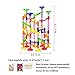 Maggift Marble Runs Toy Set Translucent Marbulous 105 Pieces 30 Glass Marbles