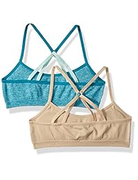 Hanes ComfortFlex Fit - Sujetador sin costuras para niña (2 unidades)