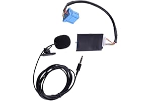 For Honda AUX Blue-tooth 5.0 Audio Cable Adapter with Hands-Free Calling Compatible for Civic 1998-2005 and for Accord 1998-2