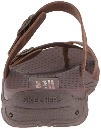 Skechers-Womens-Reggae-Carribean-Double-Buckle-Toe-Thong-Slide-Sandal