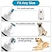 Dog Nail Grinder and Clippers, 3 in 1 Multi-Function Dog Hair Clippers Trimmer Pet Nail Grinder, 2 Speeds Portable Rechargeable Low Noise Dog Grooming Kit for Small Medium Large Dogs & Cats