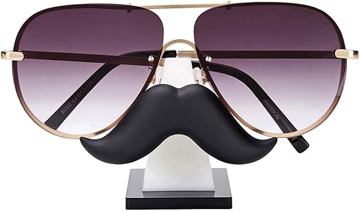 mustache glasses holder