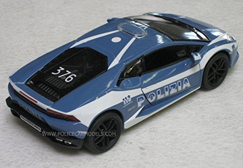 Kinsmart 1/36 lamborghini huracan polizia italian polic…