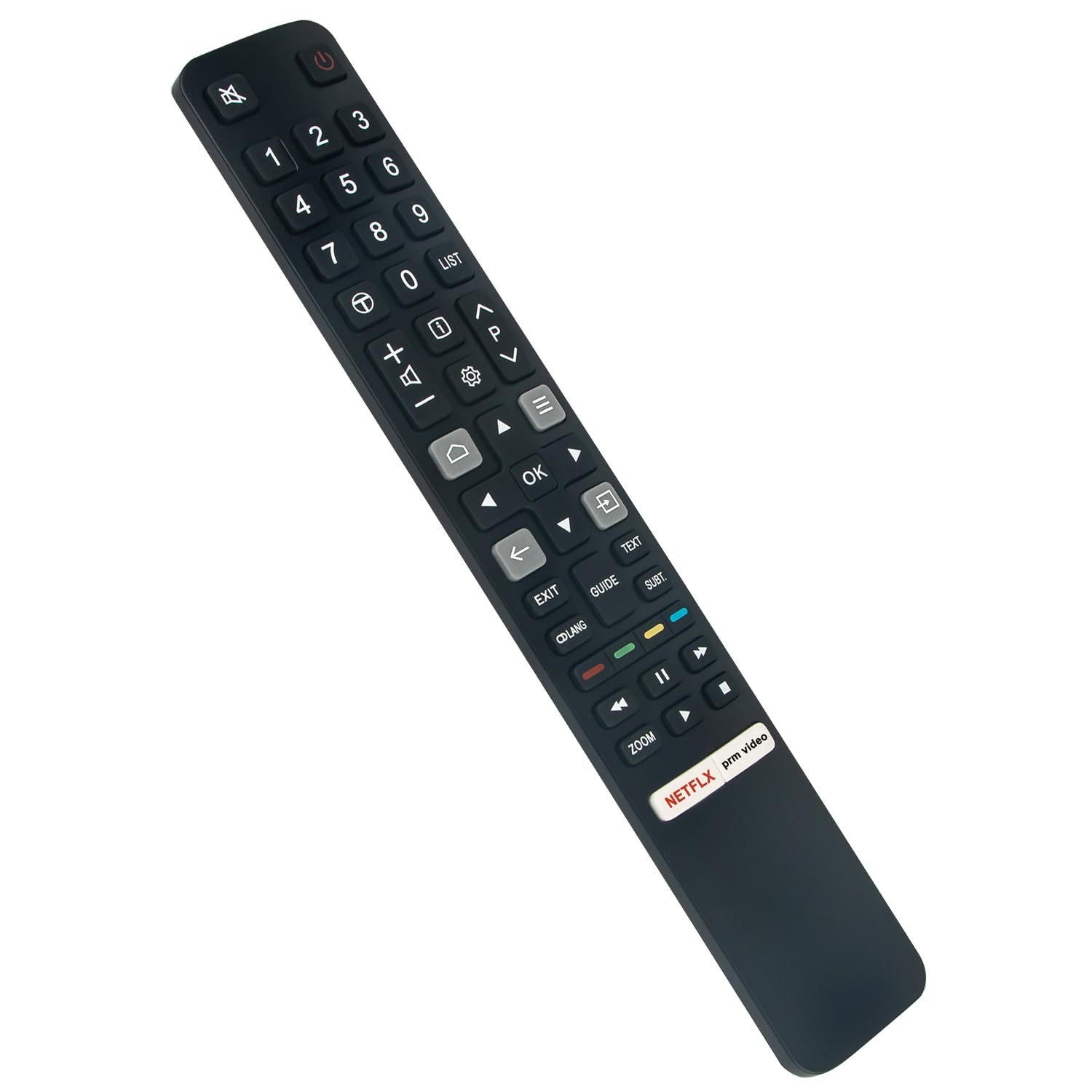 AULCMEET Replacement Remote Control RC802NU YUI1 Fit for TCL 4K QLED TV 55C735K 65C735K 75C735K 85C735K 98C735K 65C835K 55C835K 75C935K 65C935K 40S5200K 32S5200K