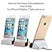 IOS Charger Charging Docking Desktop Stand Station Cradle Sync Dock for iPhone 7 7s 6 6S Plus 5S 5 SE 5C 5se (Rose Gold)