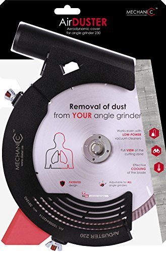 MECHANIC Air Duster Winkelschleifer Absaughaube 125 mm / 230mm Angle ...